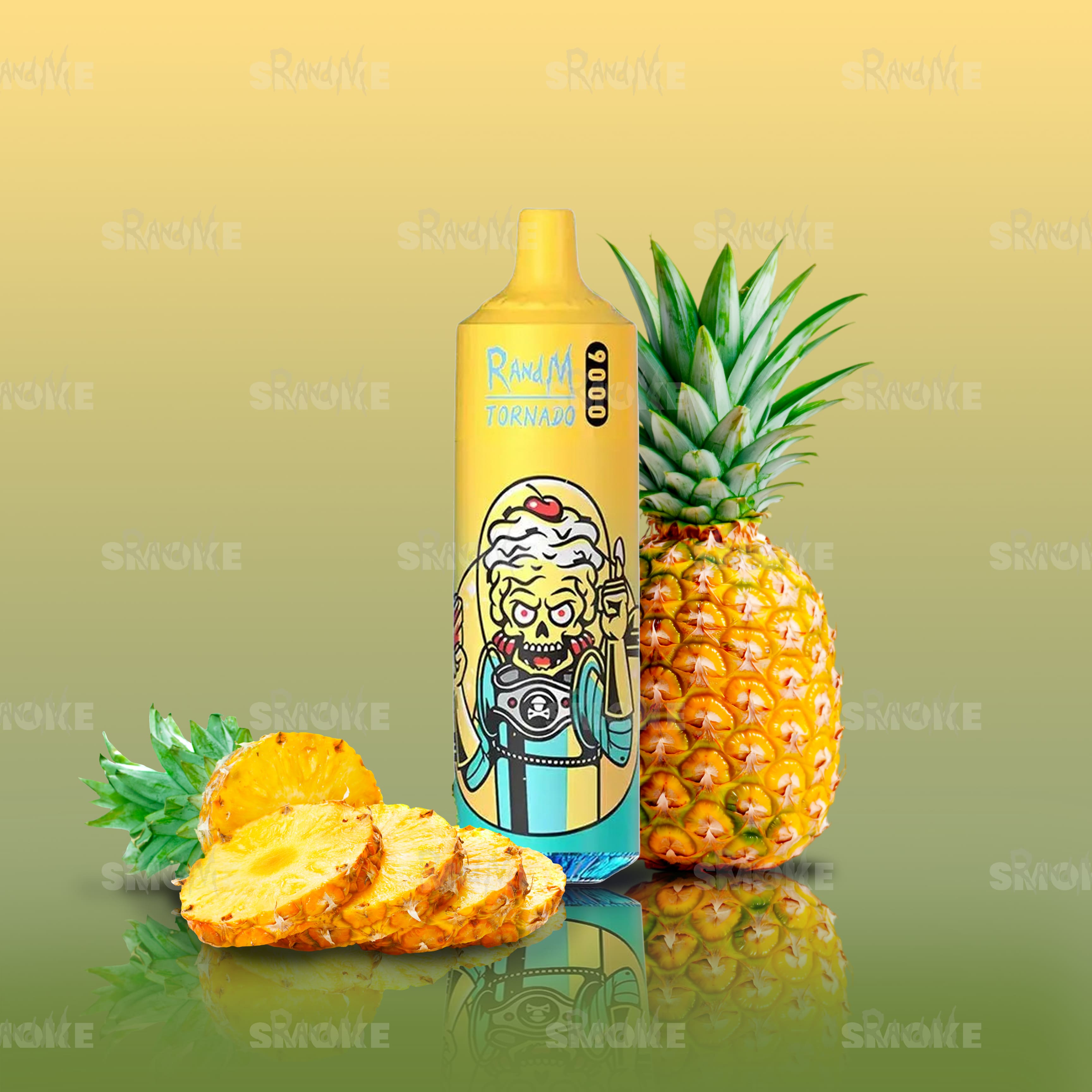 RandM Vape Tornado 9000 Pineapple – Fruchtiger Ananasgeschmack