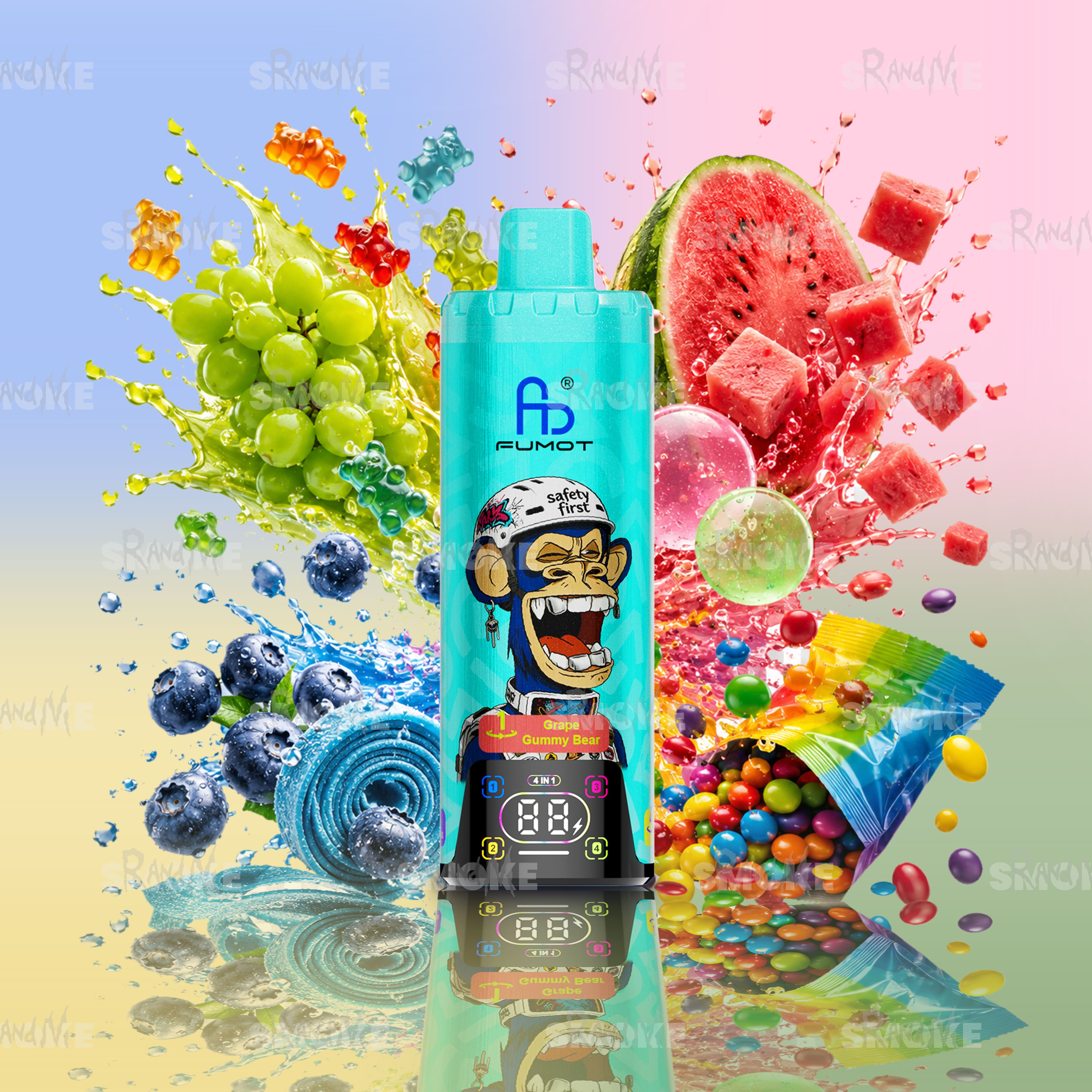 Eco 4in1 80K Candy Bubblegum Mix – süße Candy und Bubblegum Aromen kombiniert