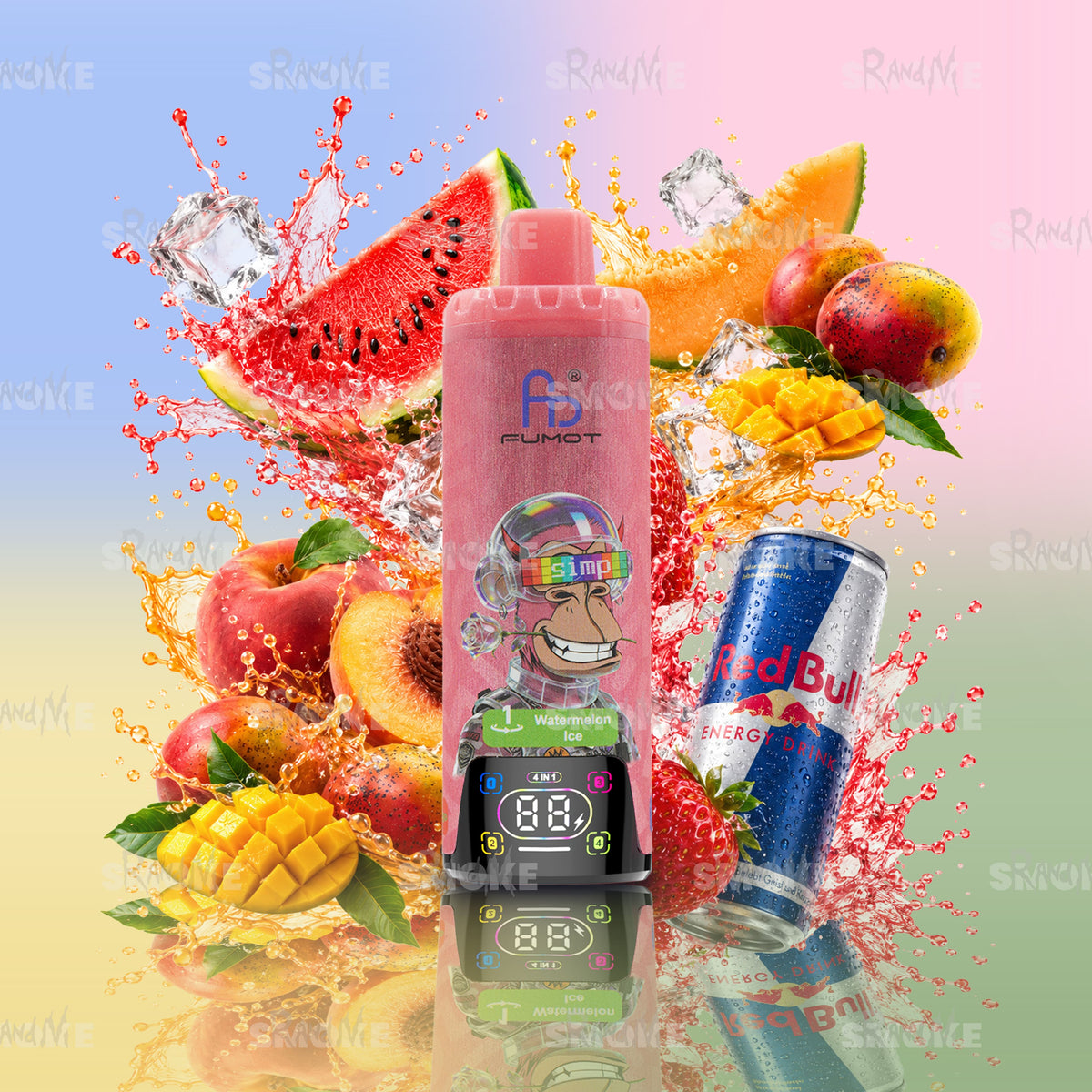 Eco 4in1 80K Energy Fruit Mix – fruchtige Energy Aromen mit vier wechselbaren Sorten