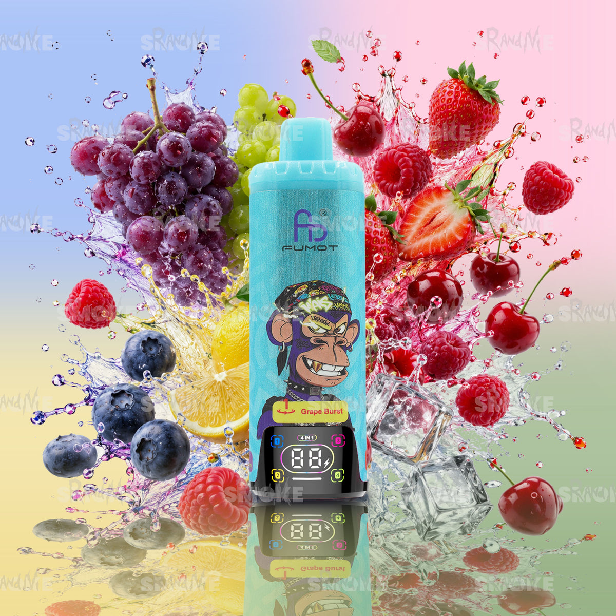 Eco 4in1 80K Grape Berry Ice Mix – Trauben, Beeren und Ice Aromen im 4-in-1 System