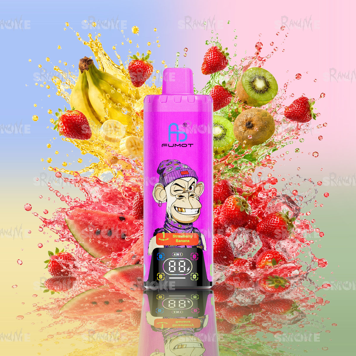 Eco 4in1 80K Strawberry Mix – vier fruchtige Erdbeer Geschmacksrichtungen in einer Vape