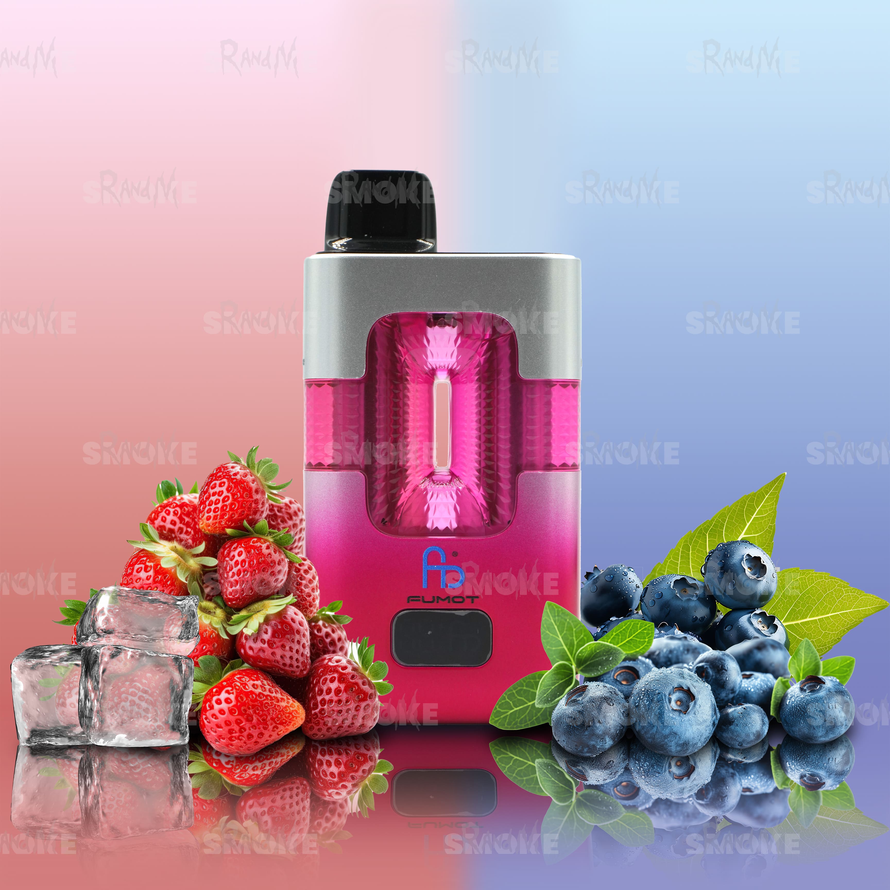 FUMOT 50000 Strawberry Ice & Huckleberry – Erdbeere mit kühler Beerennote