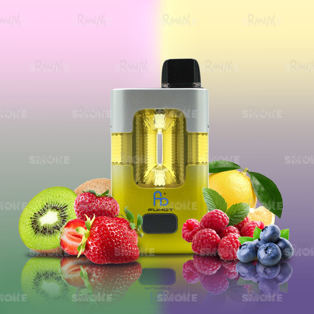 FUMOT 50000 Strawberry Kiwi & Blueberry Sour Raspberry – Fruchtmix mit süß saurer Note