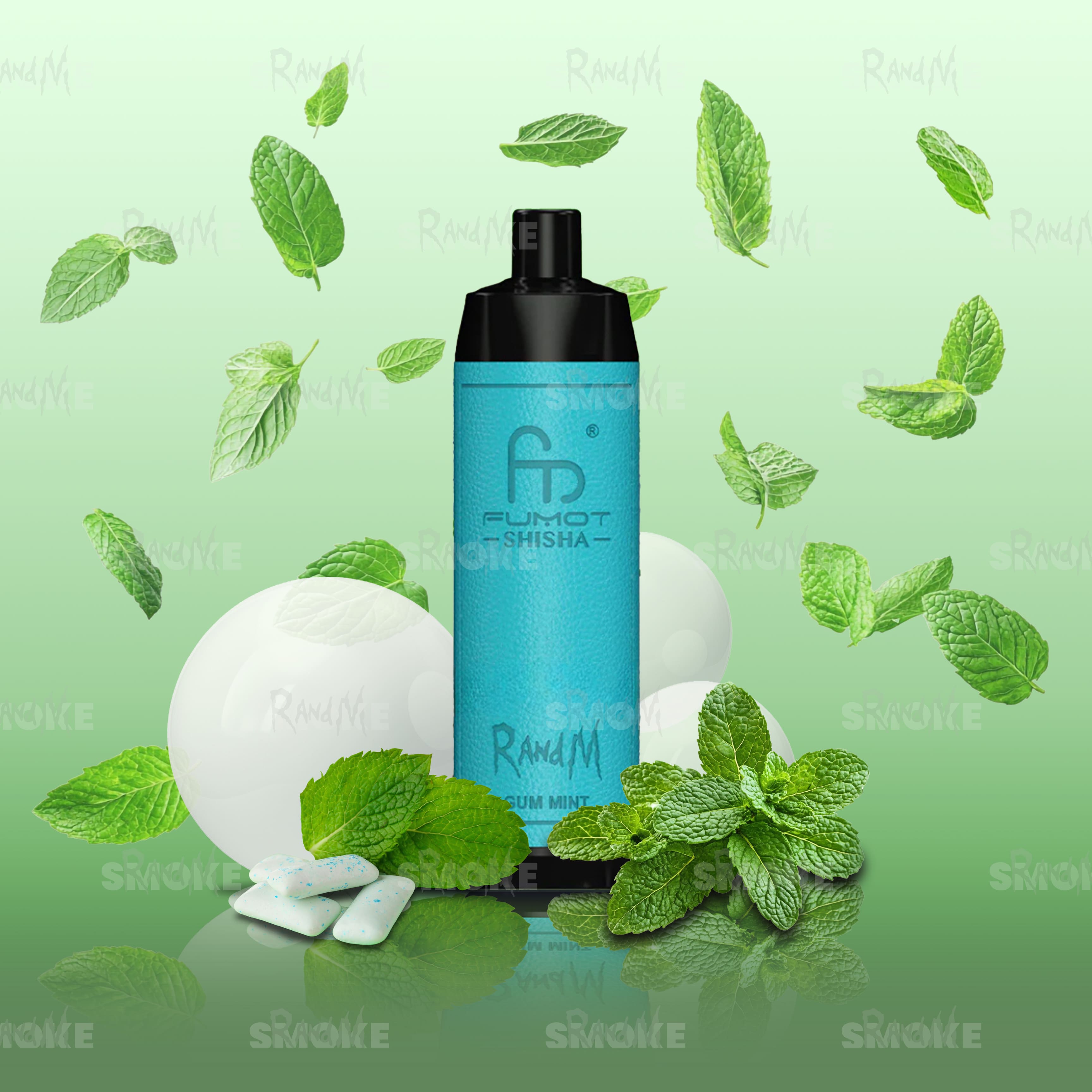 RandM Tornado Vape 10000 Gum Mint – Kaugummi mit Minze