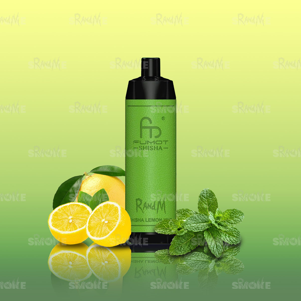 RandM Tornado Vape 10000 Shisha Lemon Mint – Zitrone mit frischer Minze