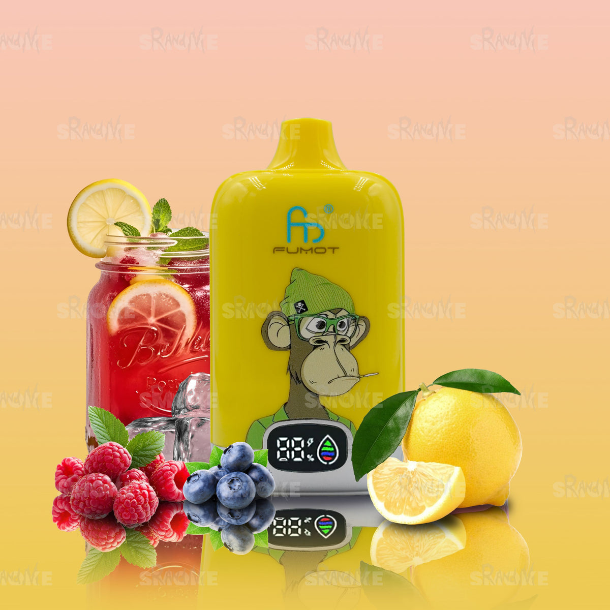 RandM Tornado 12000 - Berry Lemonade