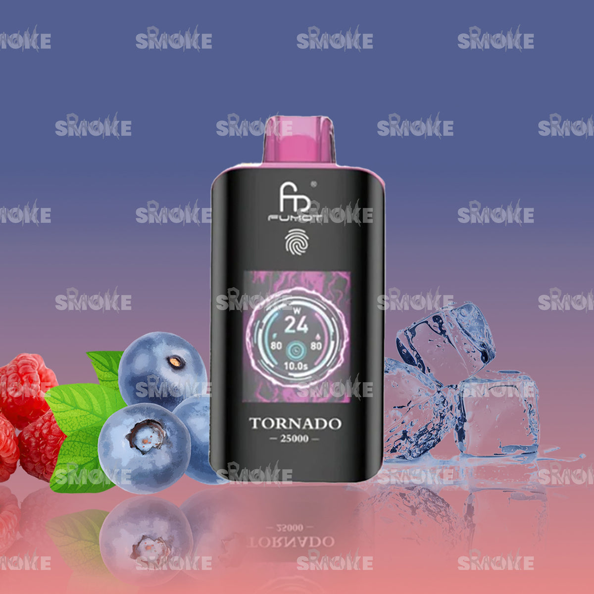 RandM Tornado Vape 25000 Blueberry Raspberry – Mix aus Blaubeere und Himbeere