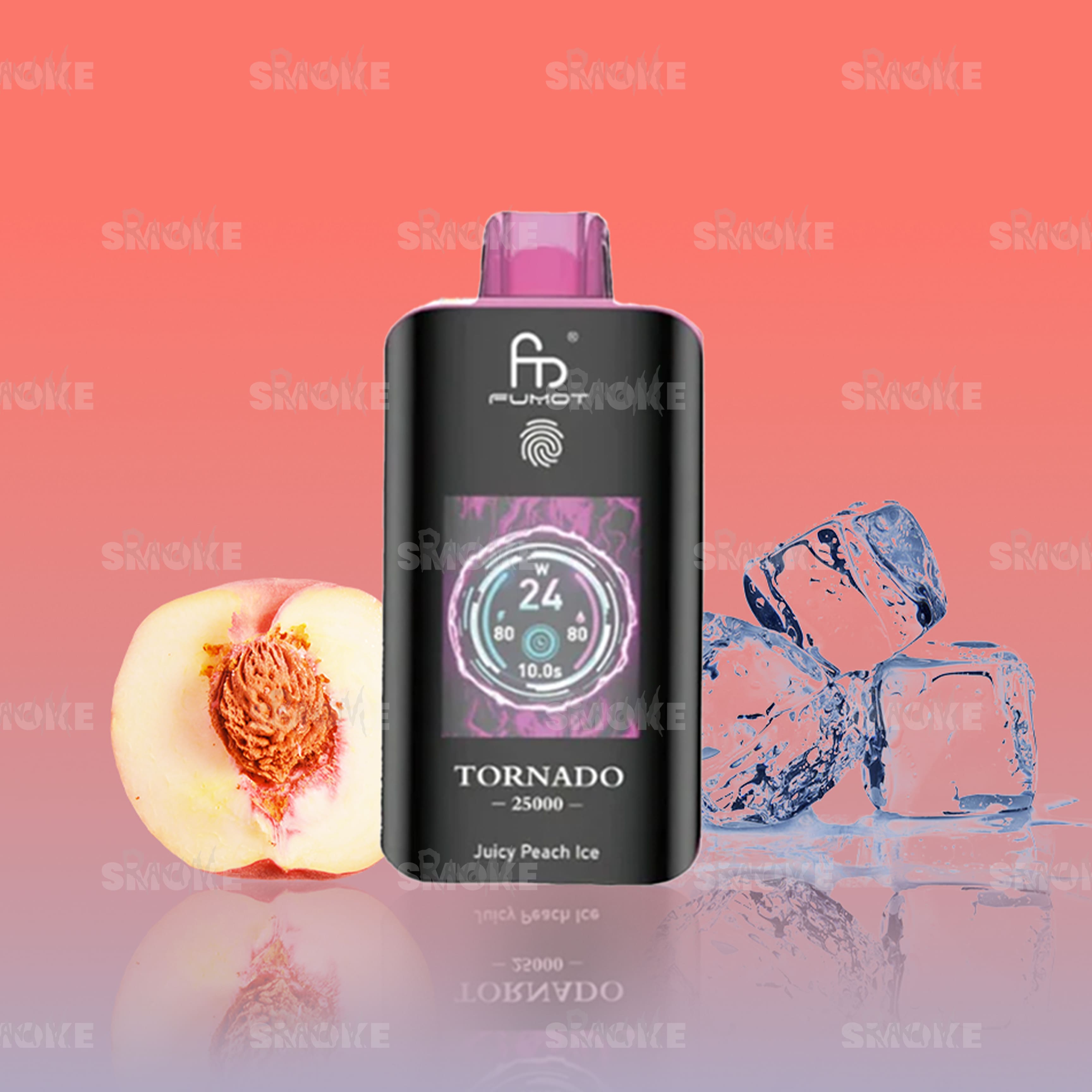 RandM Tornado Vape 25000 Juicy Peach Ice – Saftiger Pfirsich mit Kühleffekt