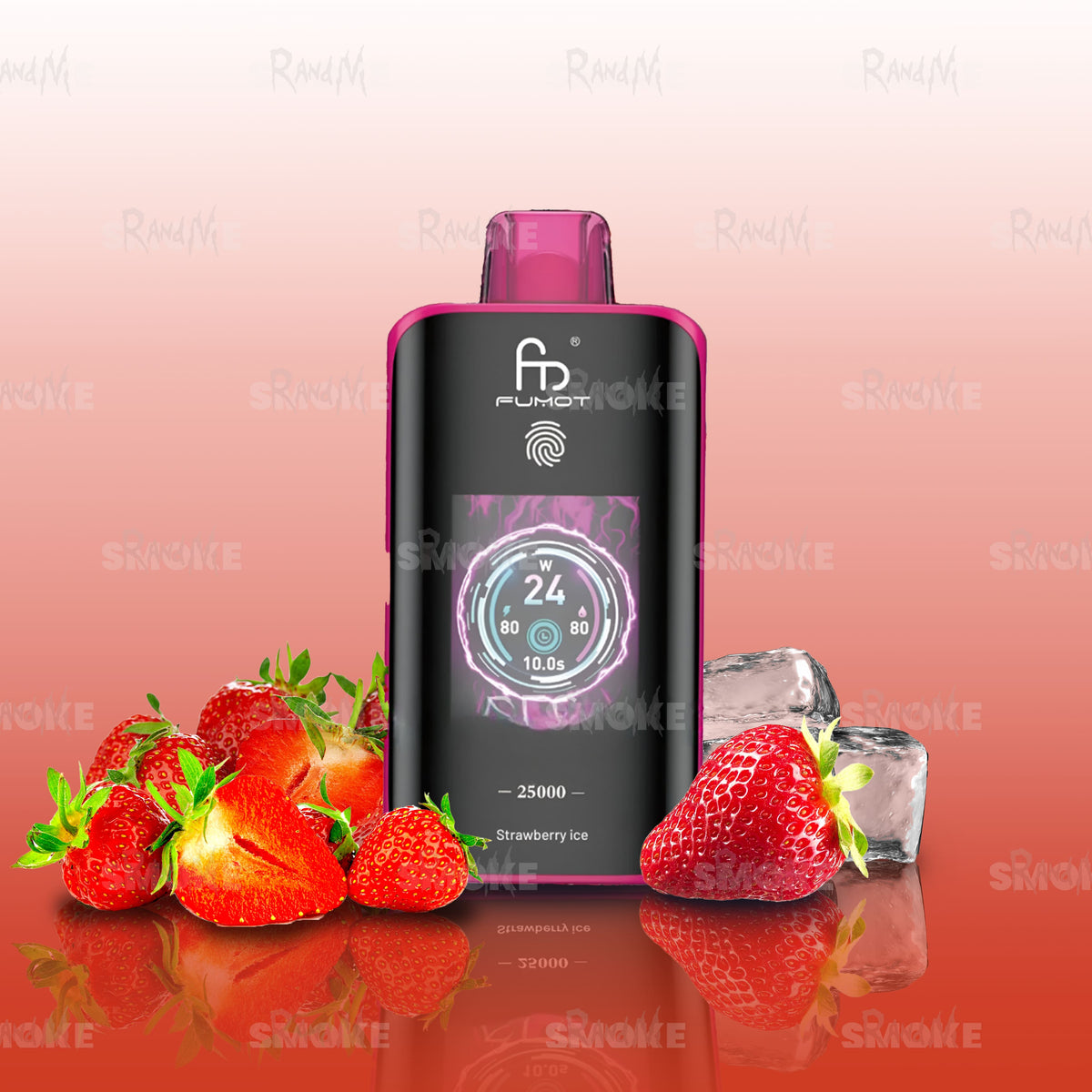 RandM Tornado Vape 25000 Strawberry Ice – Erdbeere mit Kühleffekt