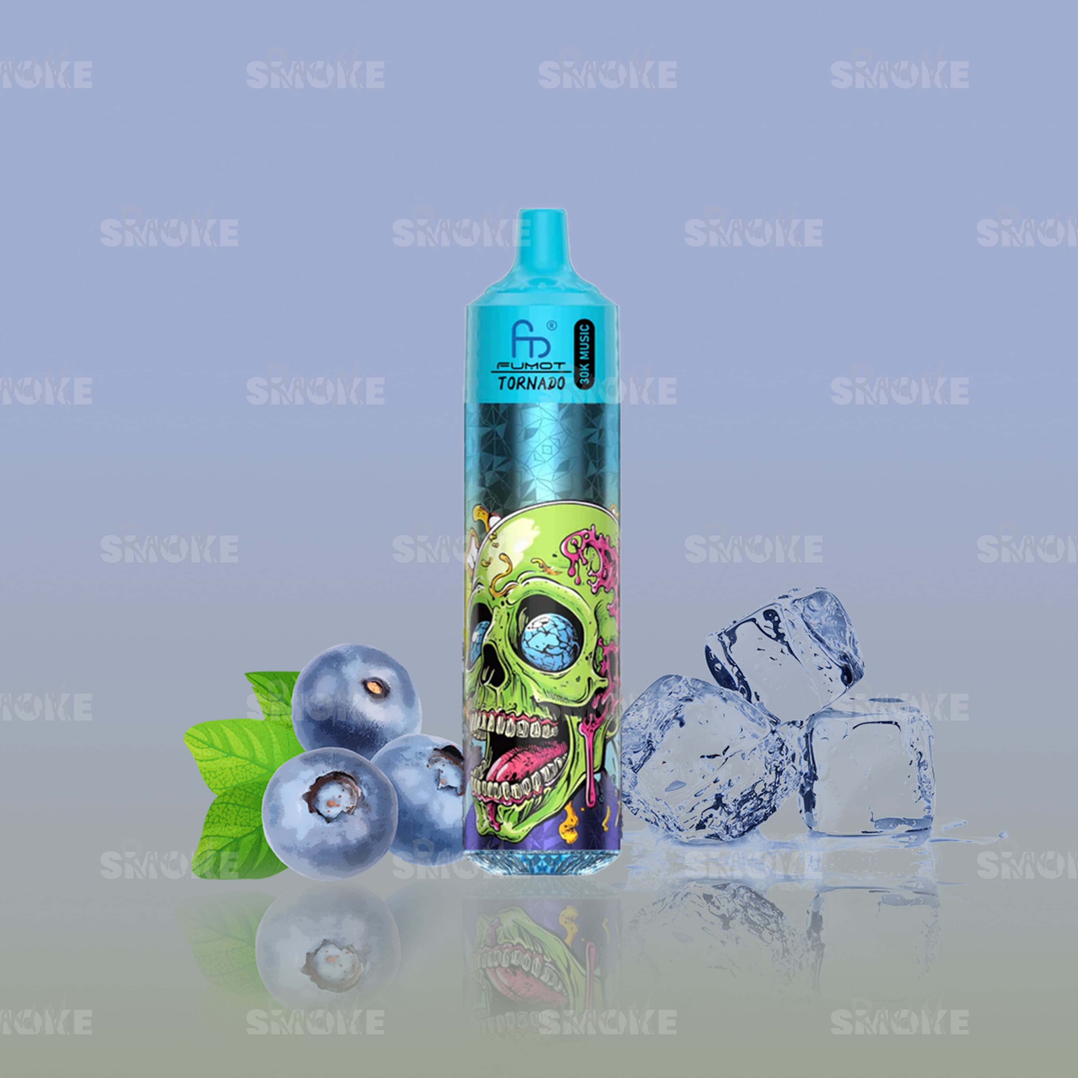 RandM Tornado Vape 30000 Black Ice – Intensive Menthol-Frische