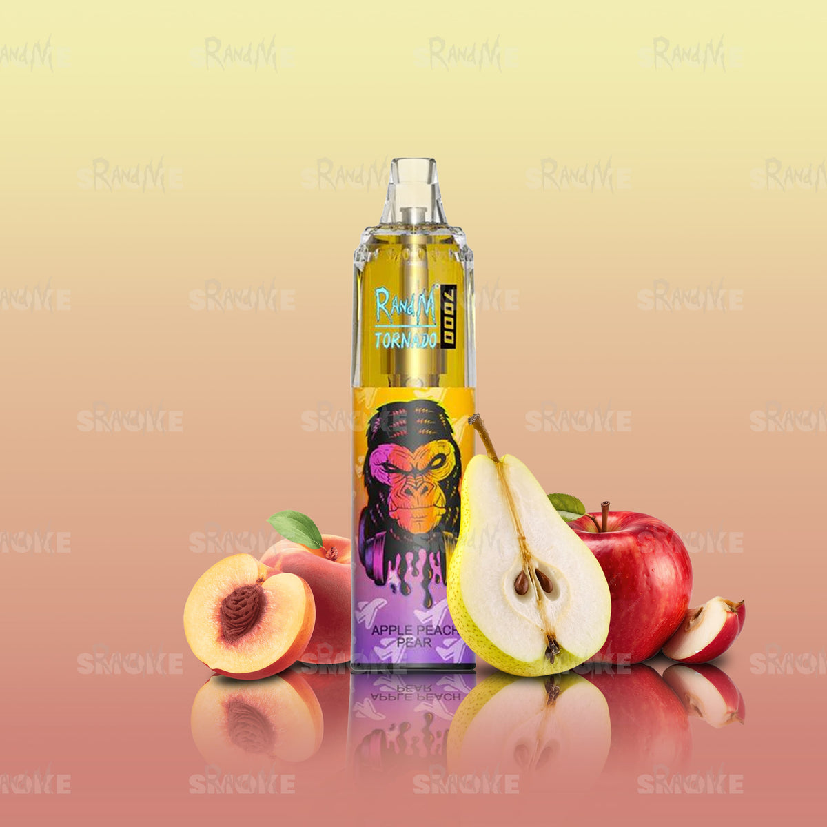 RandM Tornado Vape 7000 Apple Peach Pear – Apfel, Pfirsich und Birne im Mix