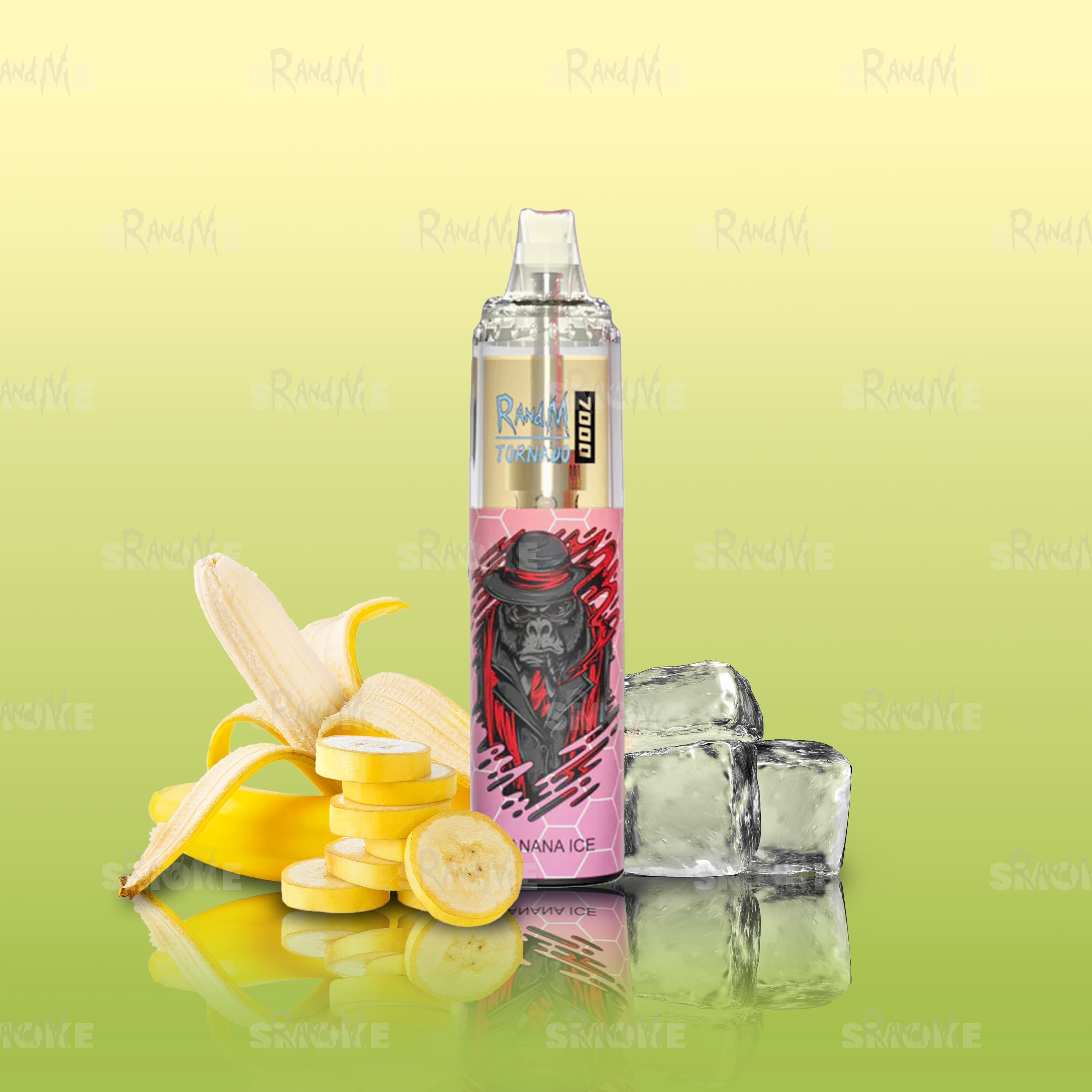RandM Tornado Vape 7000 Banana Ice – Banane mit Eis-Frische