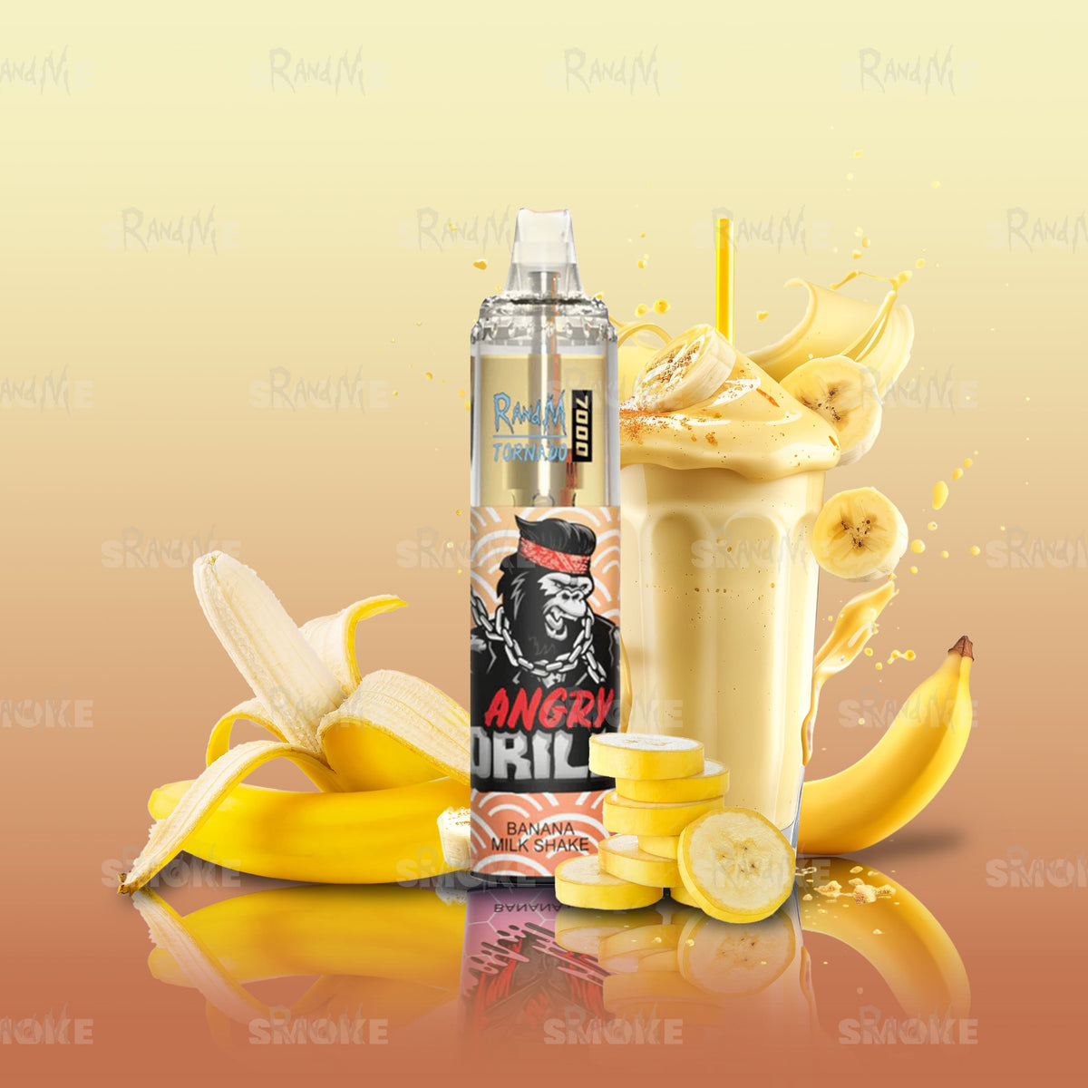 RandM Tornado Vape 7000 Banana Milk Shake – Cremiger Bananen-Milchshake