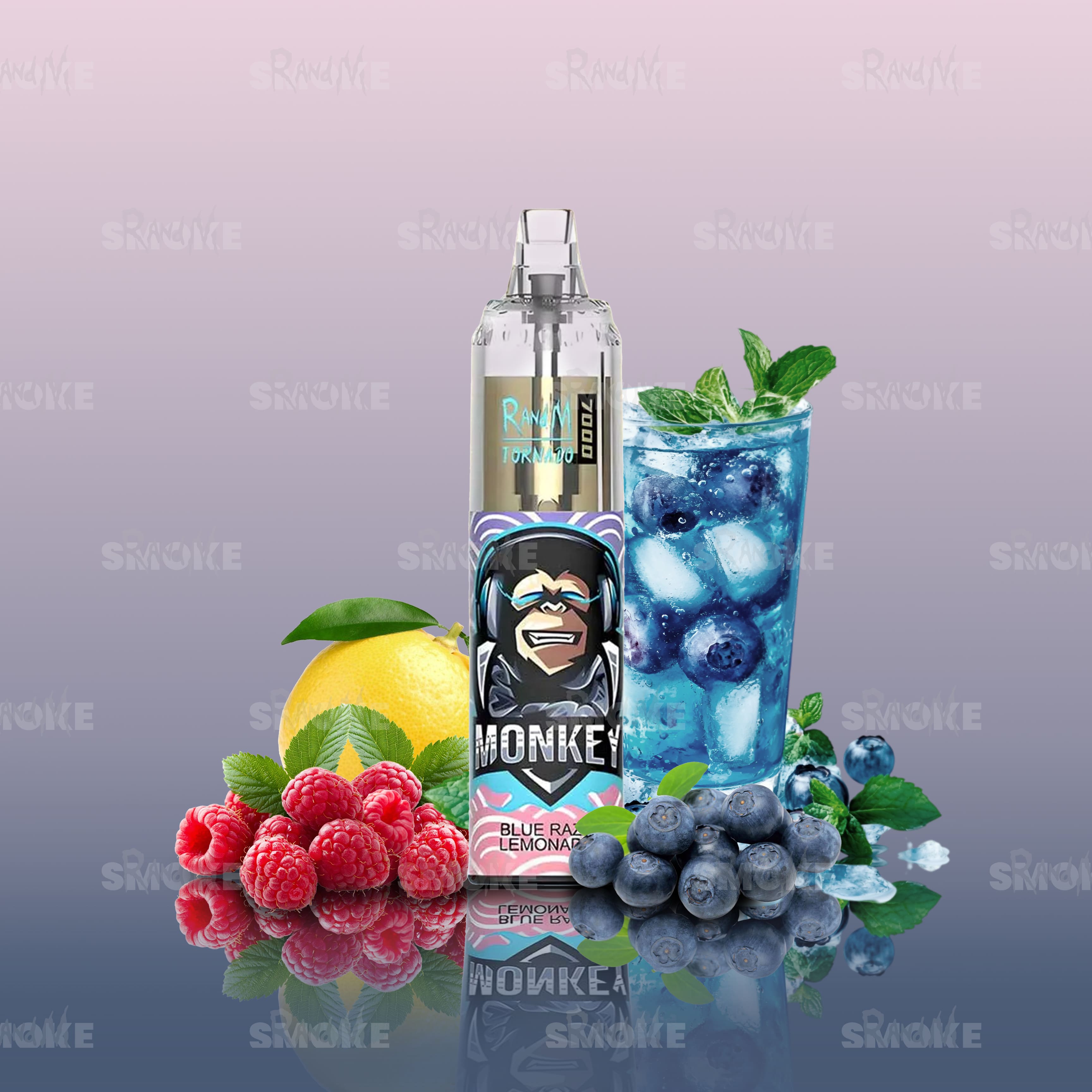 RandM Tornado Vape 7000 Blue Razz Lemonade – Blaue Himbeer-Limonade