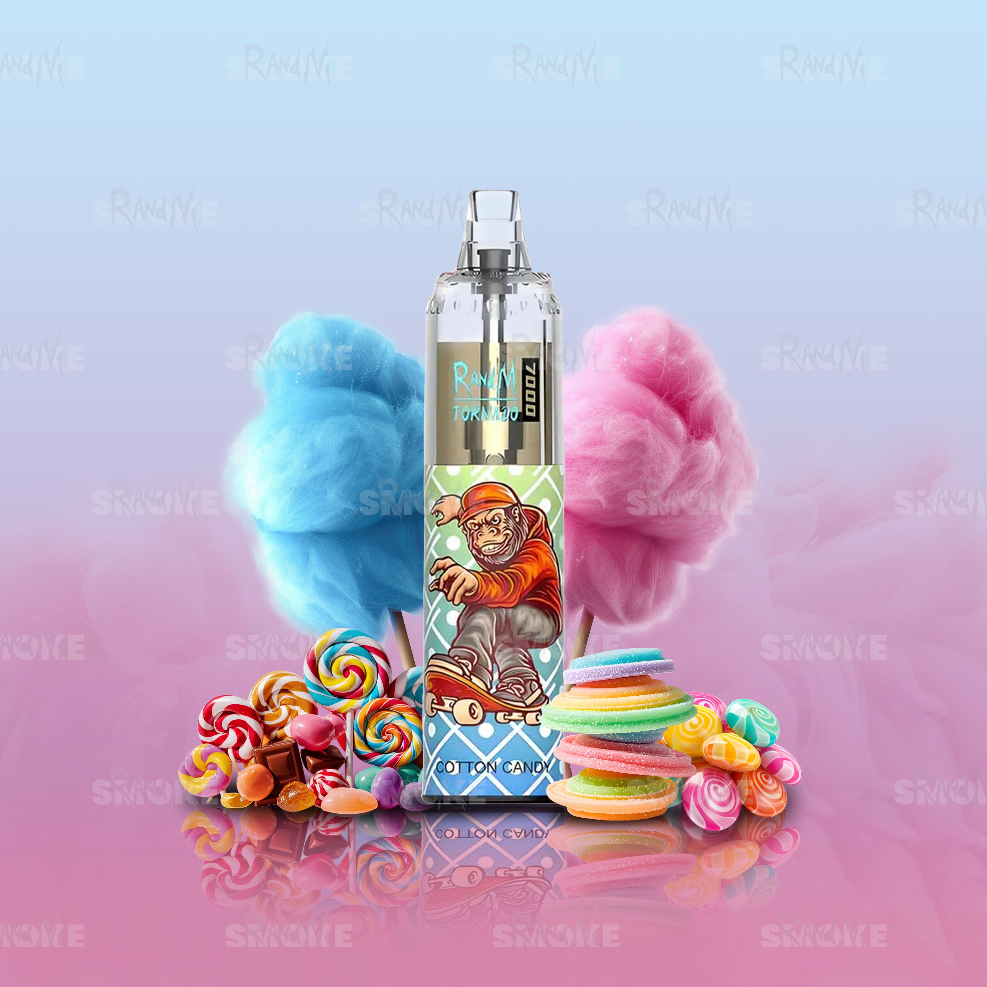 RandM Tornado Vape 7000 Cotton Candy – Zuckerwatte-Aroma
