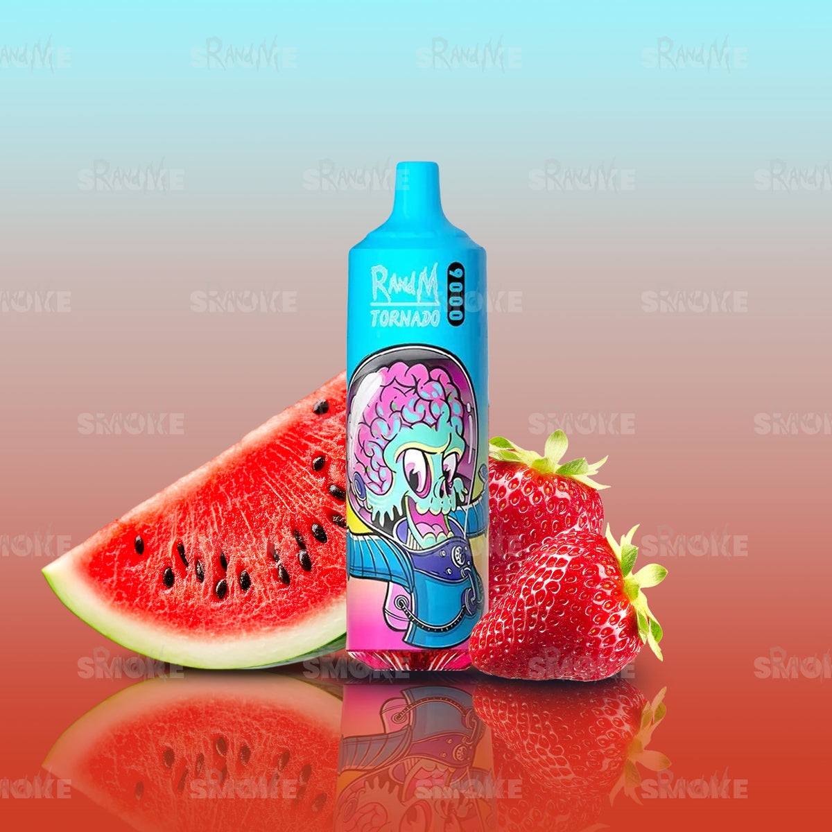 RandM Tornado Vape 9000 Prime Strawberry Watermelon – Erdbeere-Wassermelone Geschmack