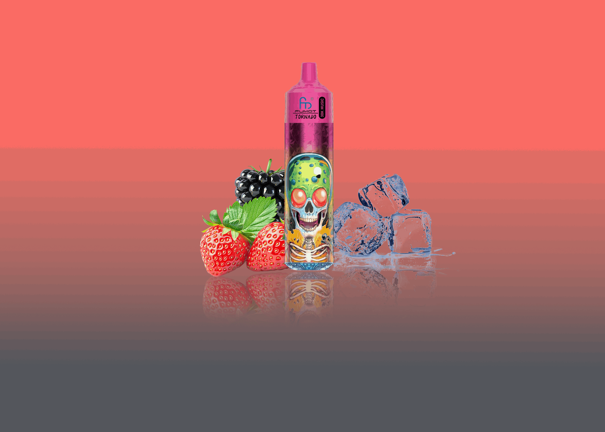 Randm Vape RandM Tornado 30000 Blue Razz Ice – 30.000 Züge, blauer Himbeer-Geschmack mit eisiger Frische