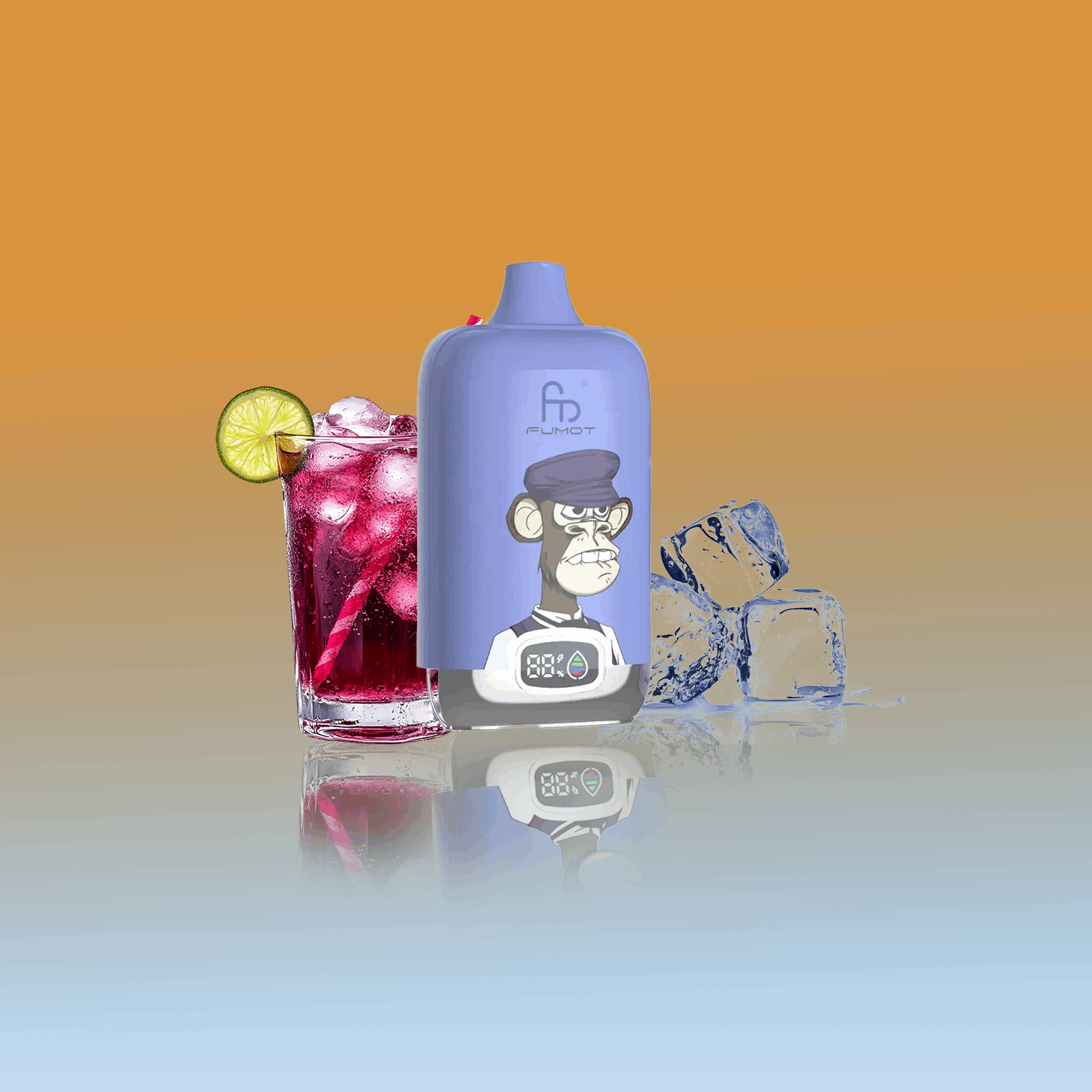 RandM Vape Tornado 12000 Blue Razz Lemonade – Spritzige Zitronenlimonade mit blauer Himbeere