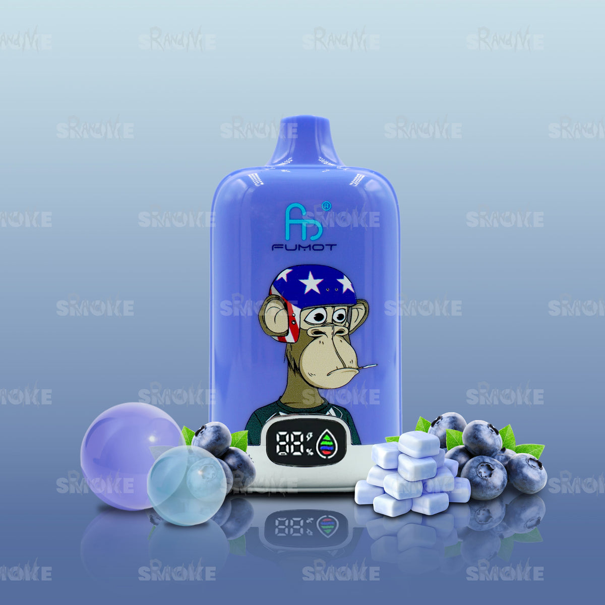 RandM Tornado 12000 Blueberry Bubblegum – Blaubeere mit Kaugummi Geschmack