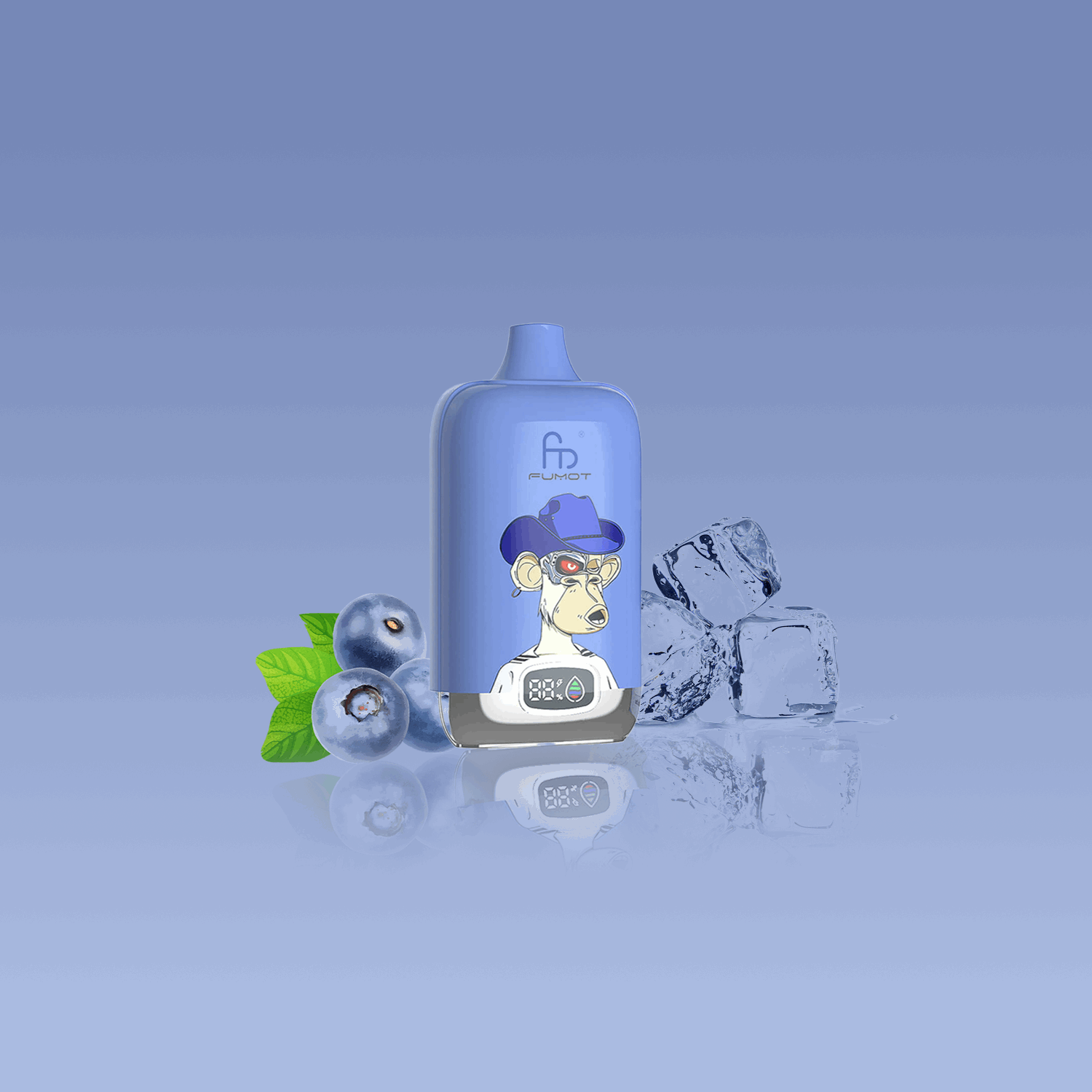RandM Vape Tornado 12000 Blueberry On Ice – Süße Blaubeere mit erfrischender Ice-Note