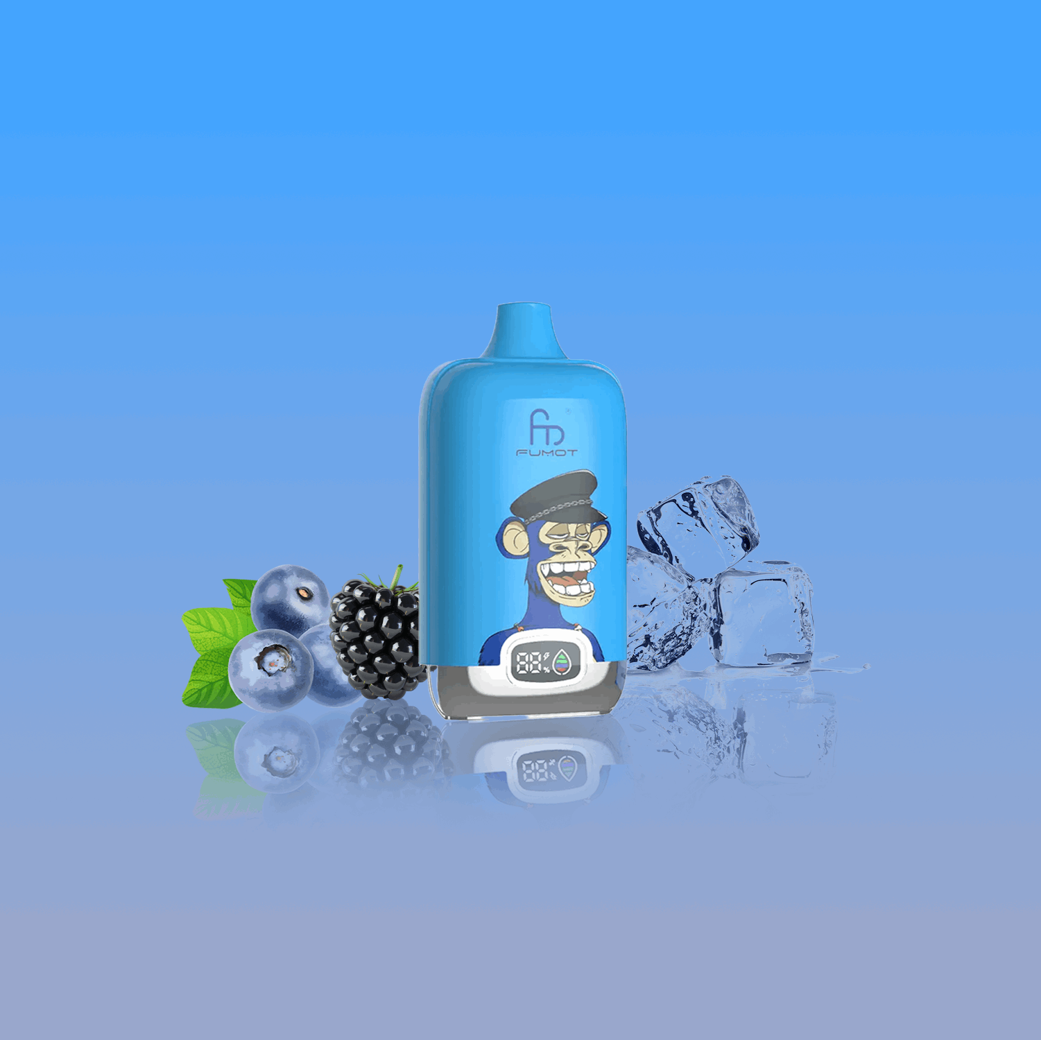 RandM Vape Tornado 12000 Dr. Blue – Intensiver Blaubeergeschmack mit einer kühlen Note