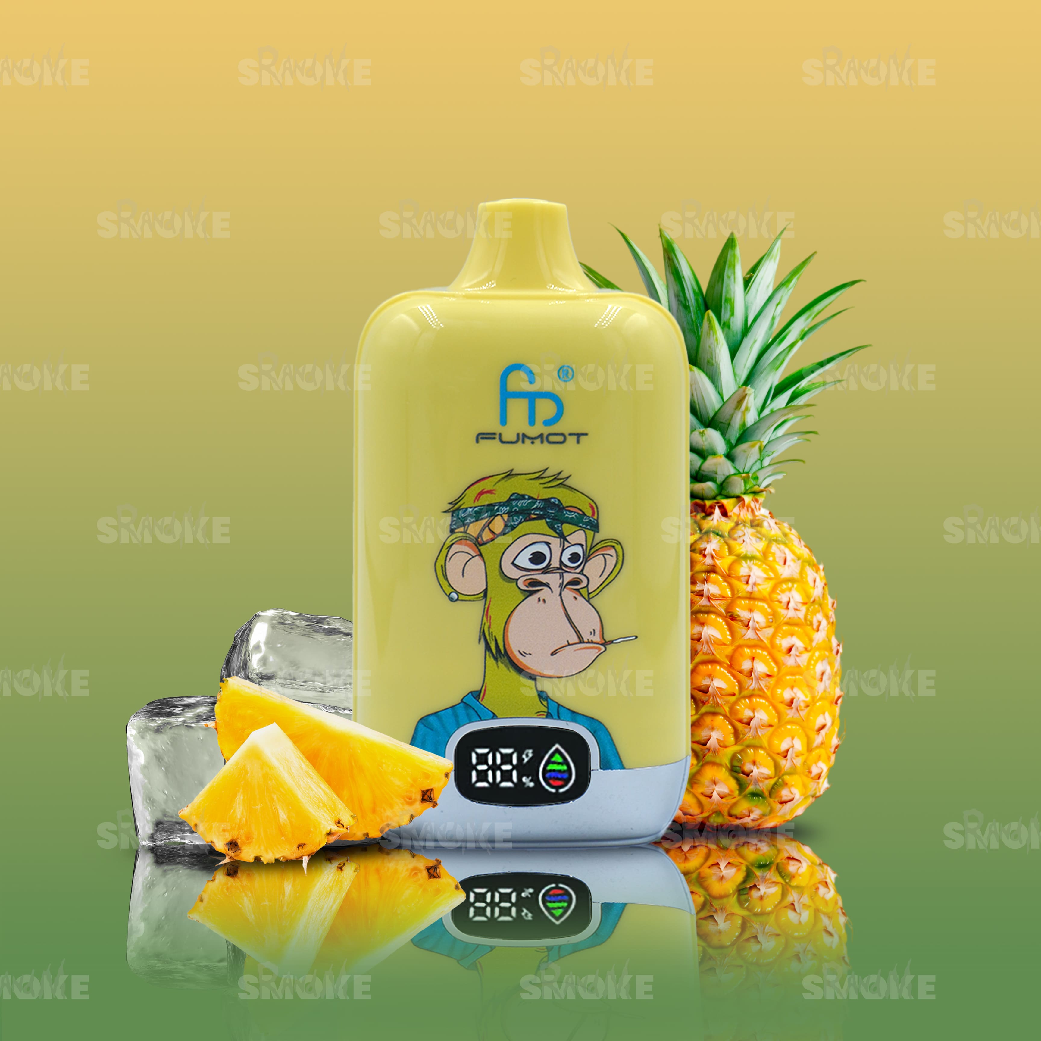 RandM Vape Tornado 12000 Pineapple Ice – Süße Ananas mit eisigem Frischekick für ein tropisch-erfrischendes Aroma