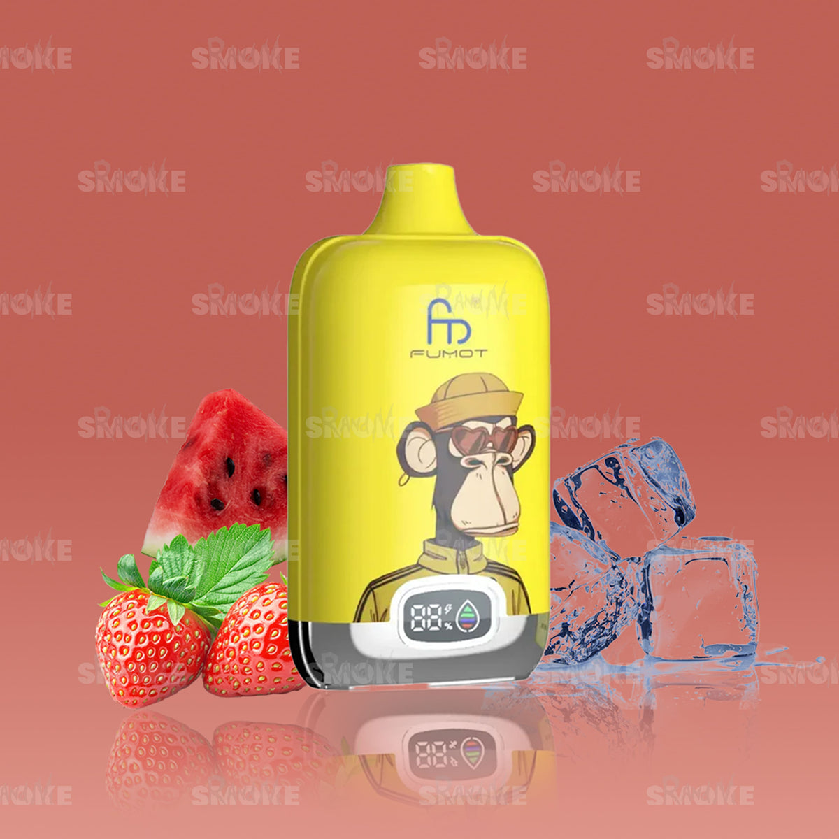 RandM Tornado Vape 12000 Strawberry Watermelon – Erdbeer-Wassermelone Geschmack