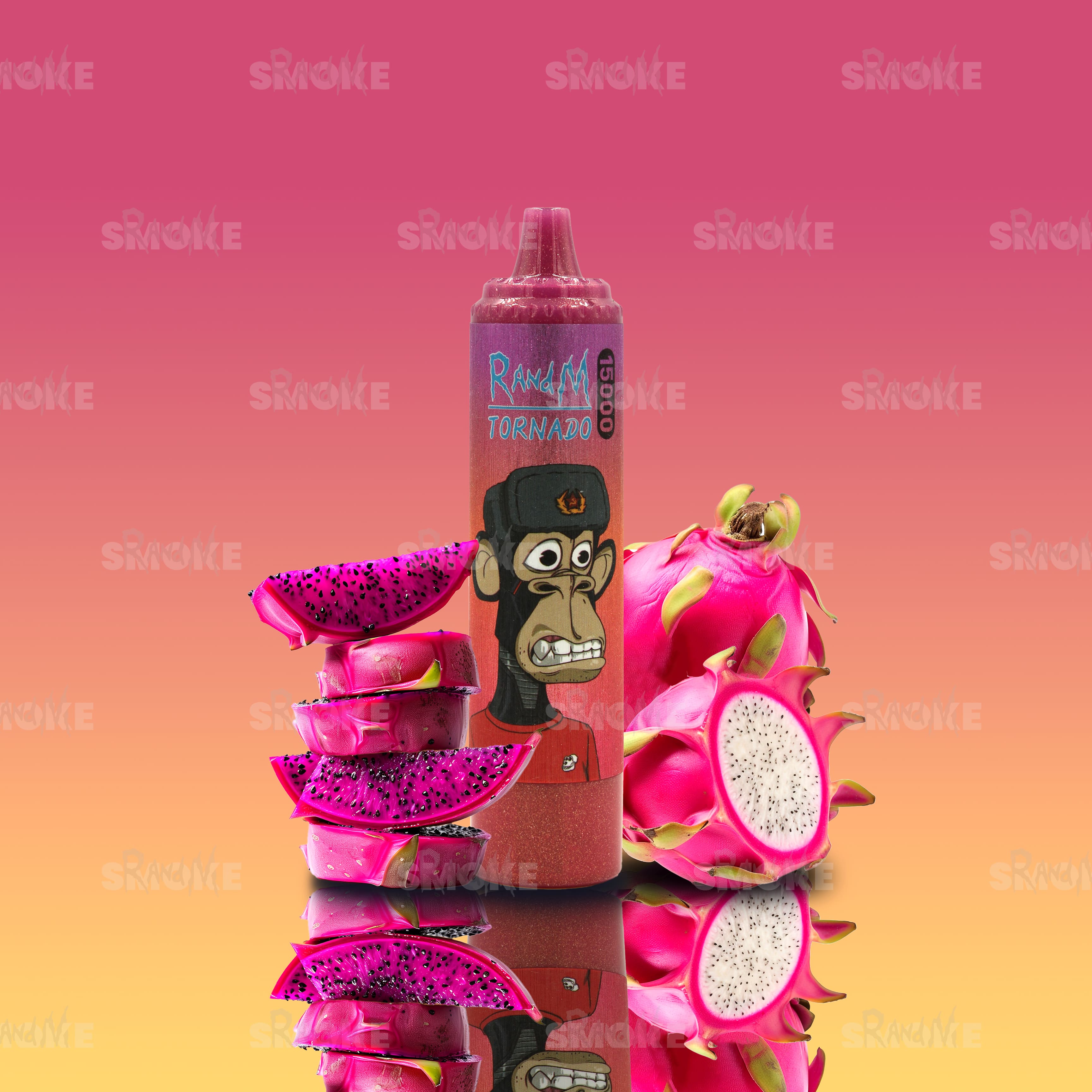 RandM Vape Tornado 15000 Dragon Fruit – Exotische Drachenfrucht mit leicht süßem, frischem Abgang