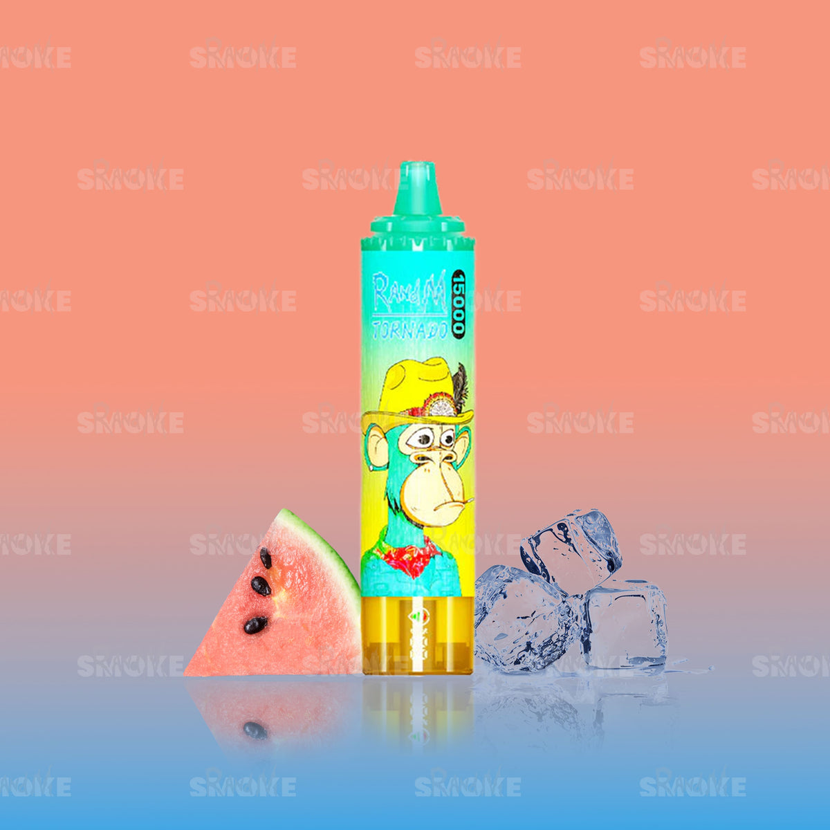 RandM Tornado Vape 15000 Watermelon Ice – Fruchtige Wassermelone mit Eis-Frische