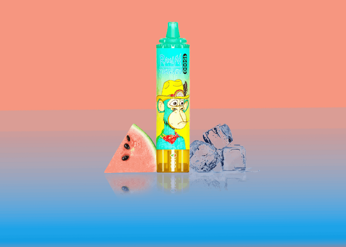 RandM Vape Tornado 15000 Watermelon Ice – Saftige Wassermelone mit einer erfrischenden Ice-Note