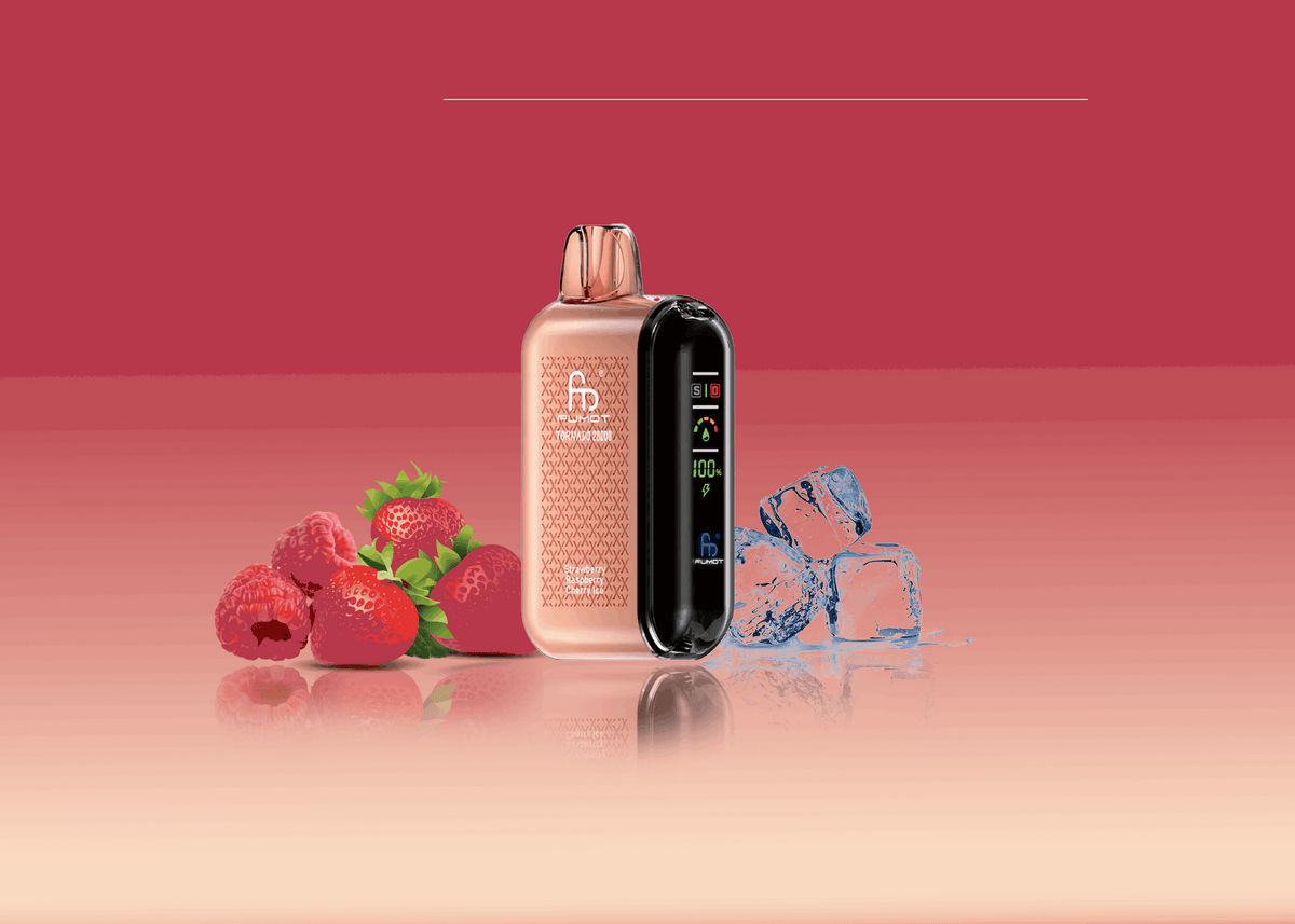 RandM Vape Tornado 20000 Strawberry Raspberry Cherry Ice – Fruchtige Mischung aus Erdbeere, Himbeere und Kirsche mit kühler Ice-Note
