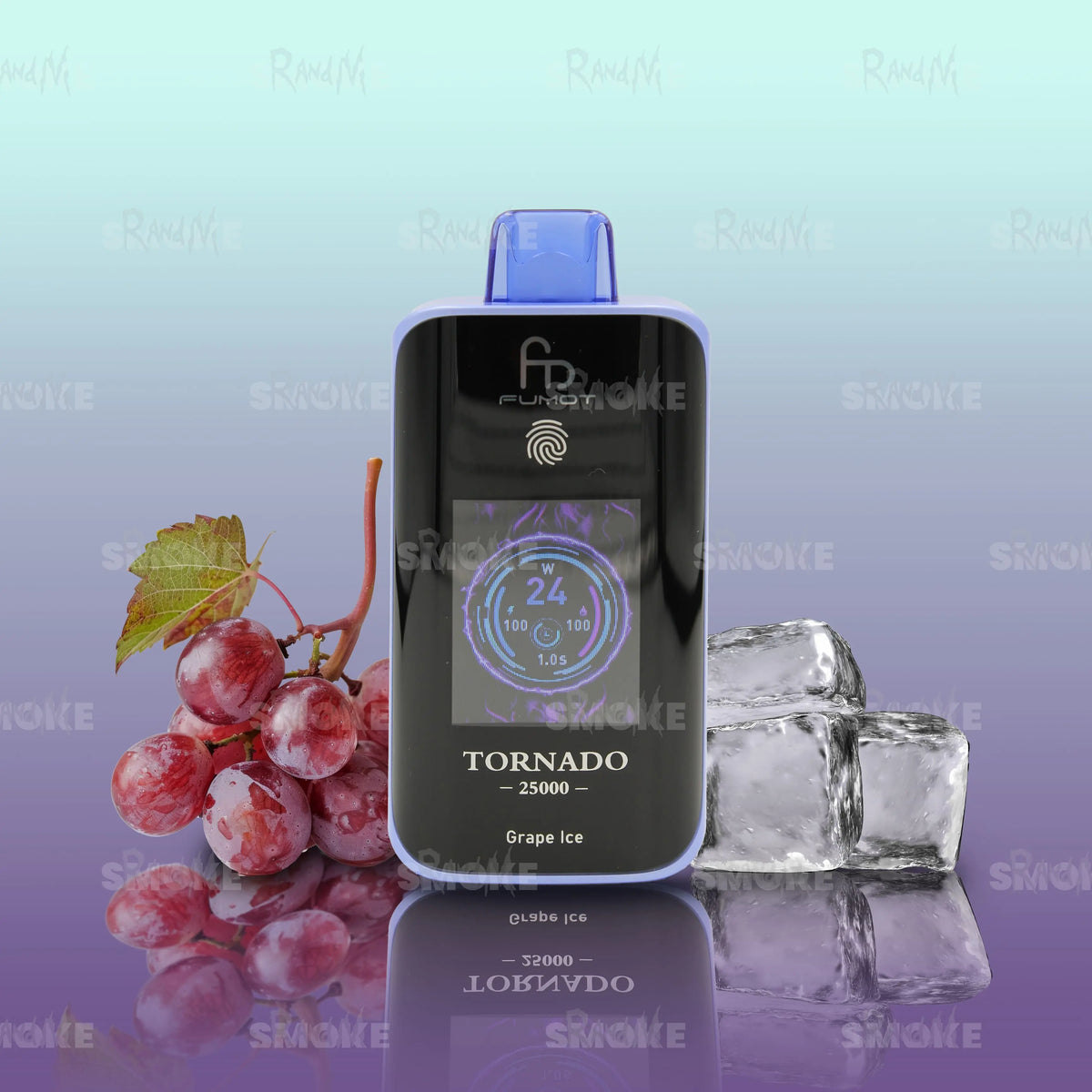RandM Vape Tornado 25000 Grape Ice – Süße Traube mit einer kühlen Ice-Note für erfrischenden Fruchtgenuss