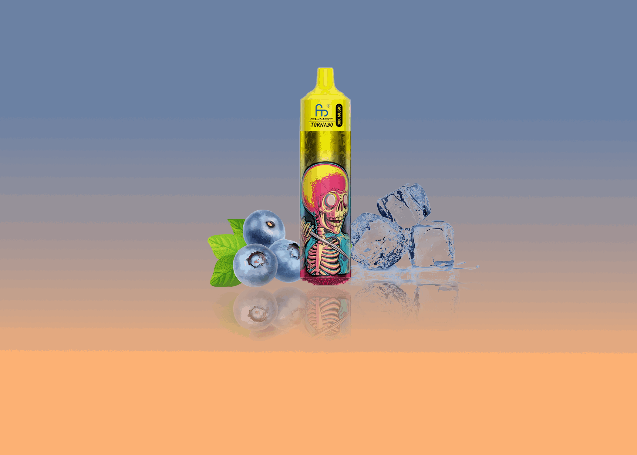 RandM Vape Tornado 30000 Blueberry On Ice – Fruchtige Blaubeere mit kühler Ice-Note