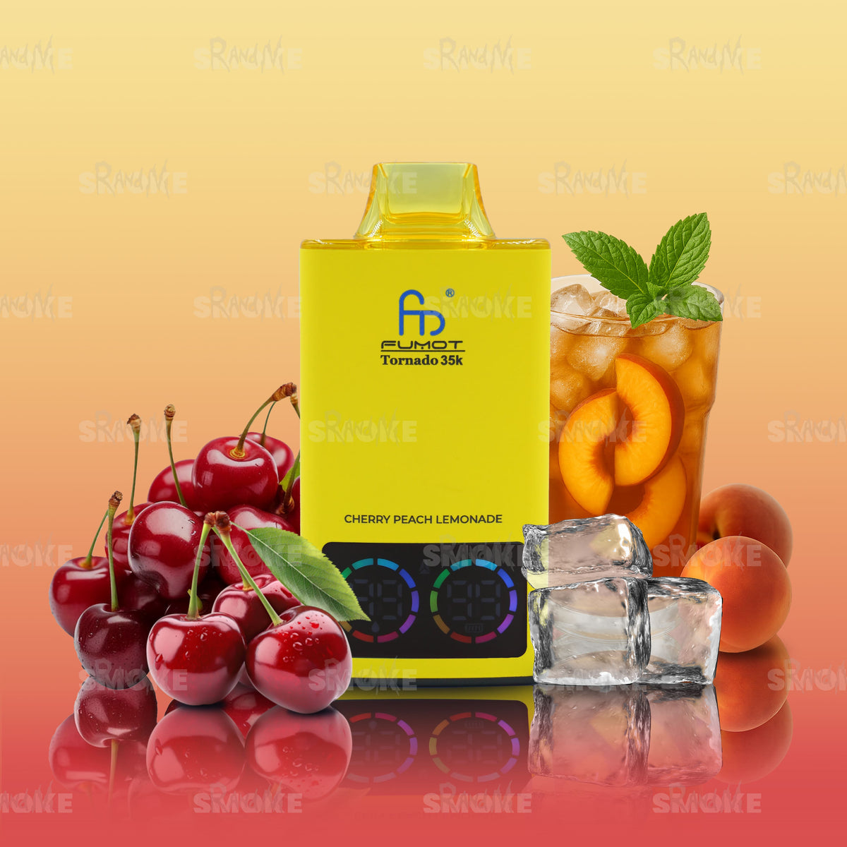 RandM Vape Tornado 35000 Cherry Peach Lemonade – Fruchtige Limonade mit Kirsche und Pfirsich