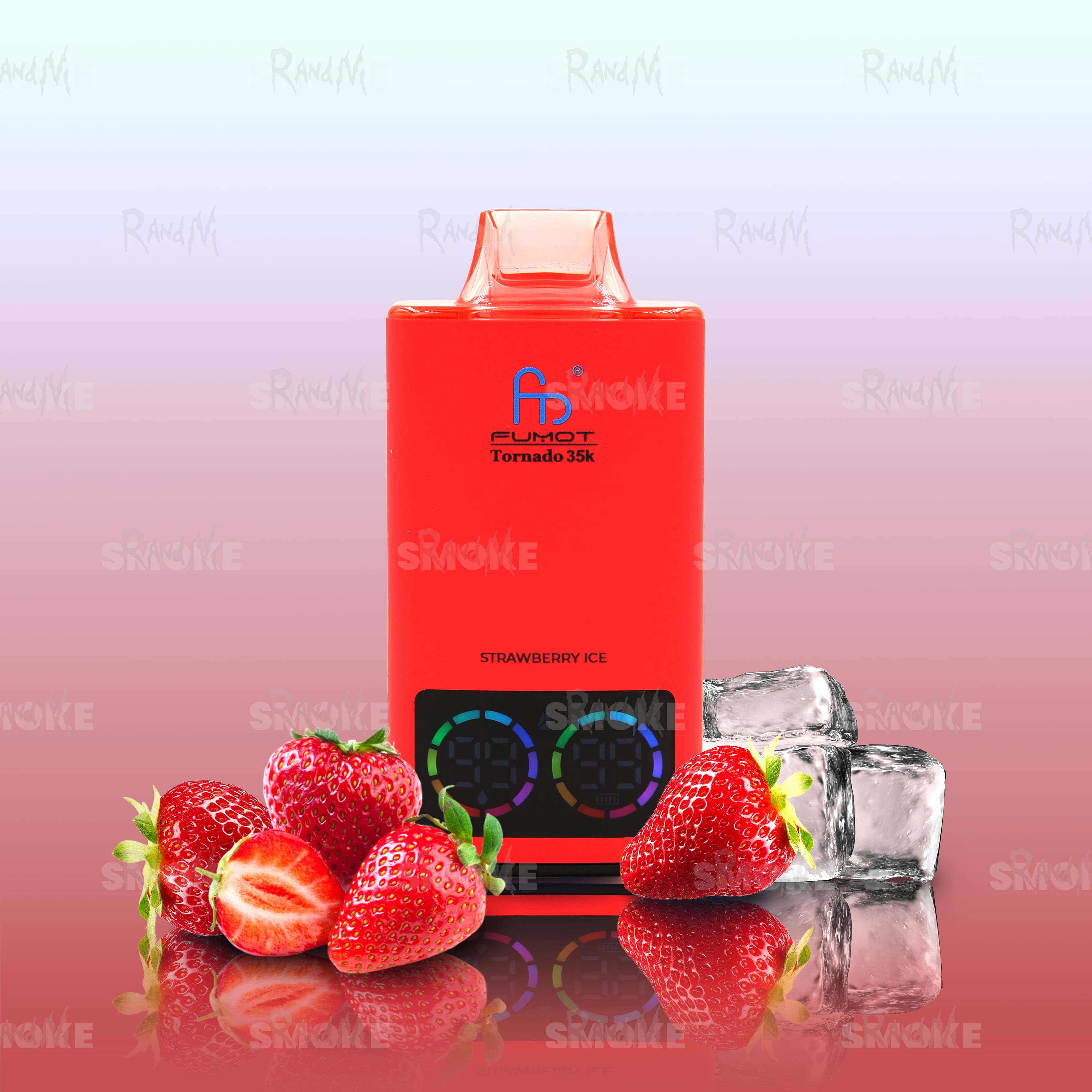 RandM Tornado 35000 – Strawberry Ice