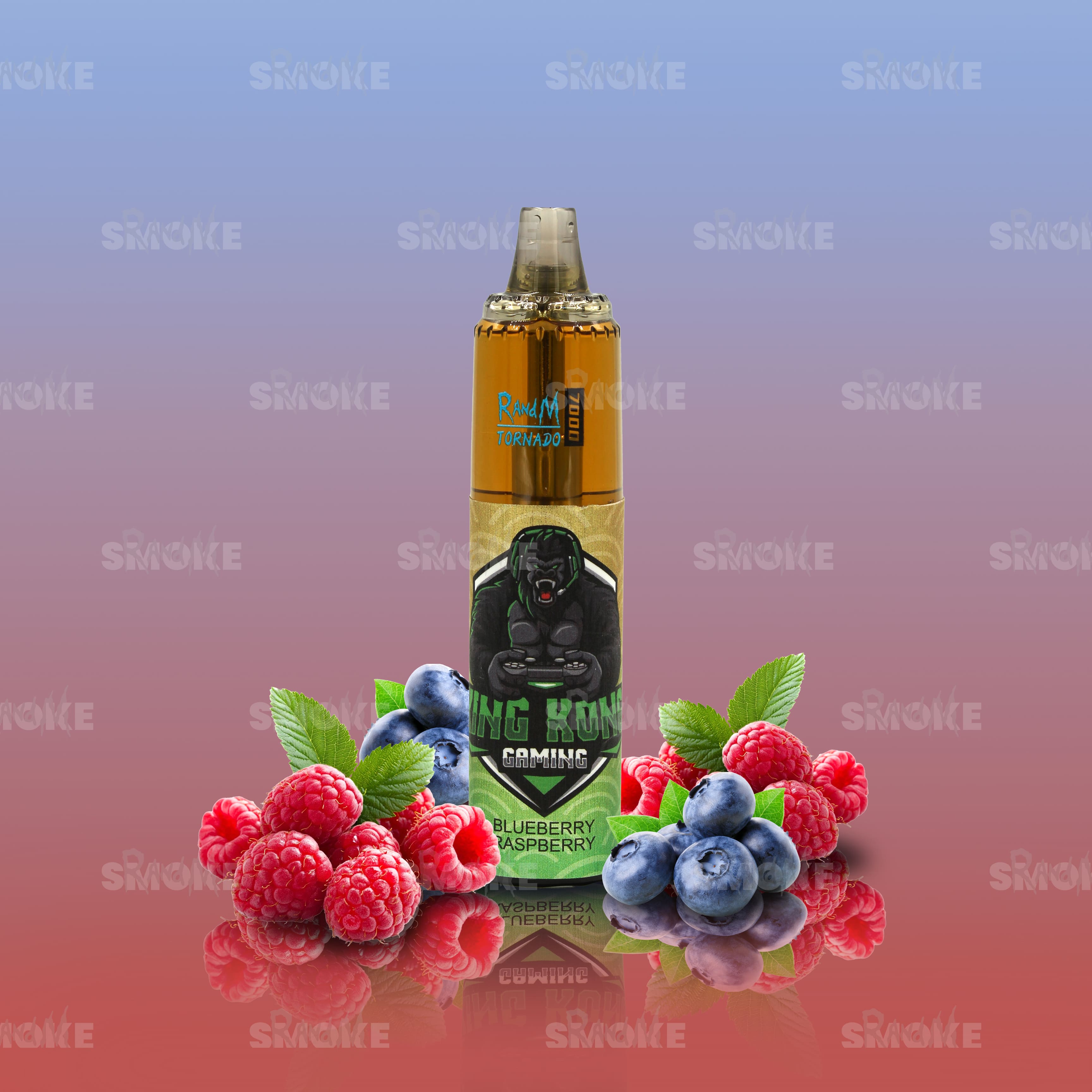 RandM Vape Tornado 7000 Blueberry Raspberry – Fruchtige Blaubeere trifft auf süße Himbeere für ein intensives Beerenaroma