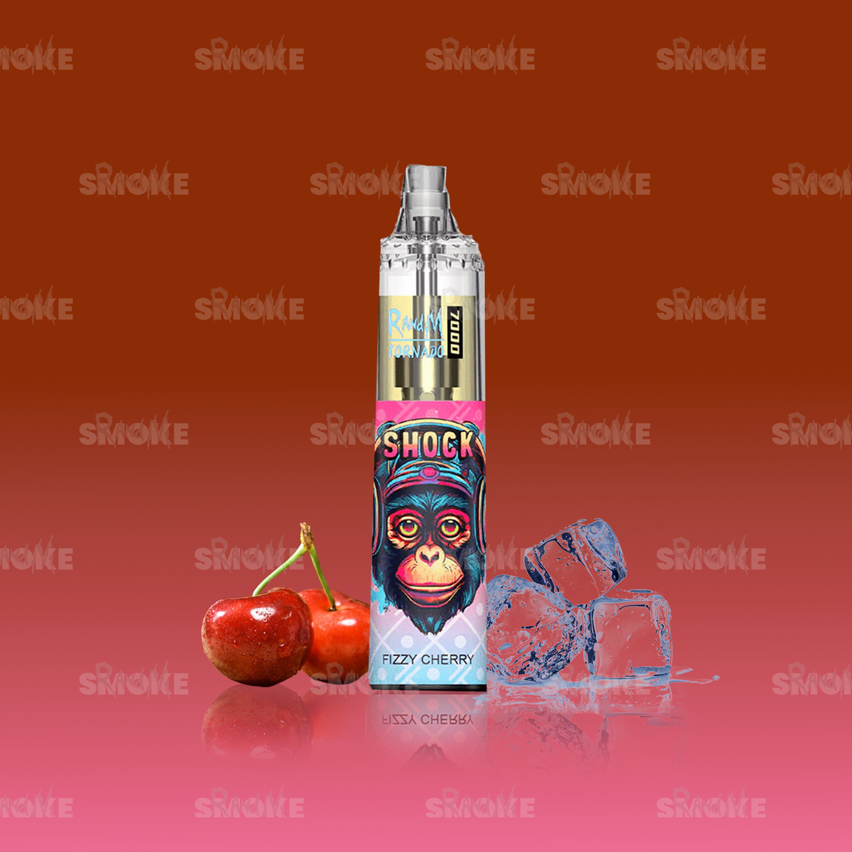 RandM Tornado Vape 7000 Fizzy Cherry – Spritzige Kirschlimonade