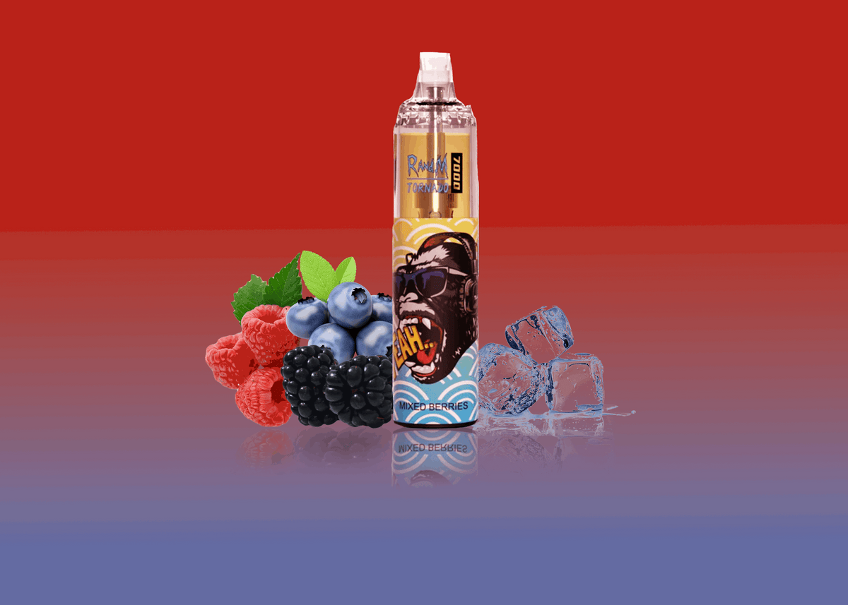 RandM Vape Tornado 7000 Mixed Berrys – Eine Mischung aus verschiedenen saftigen Beeren