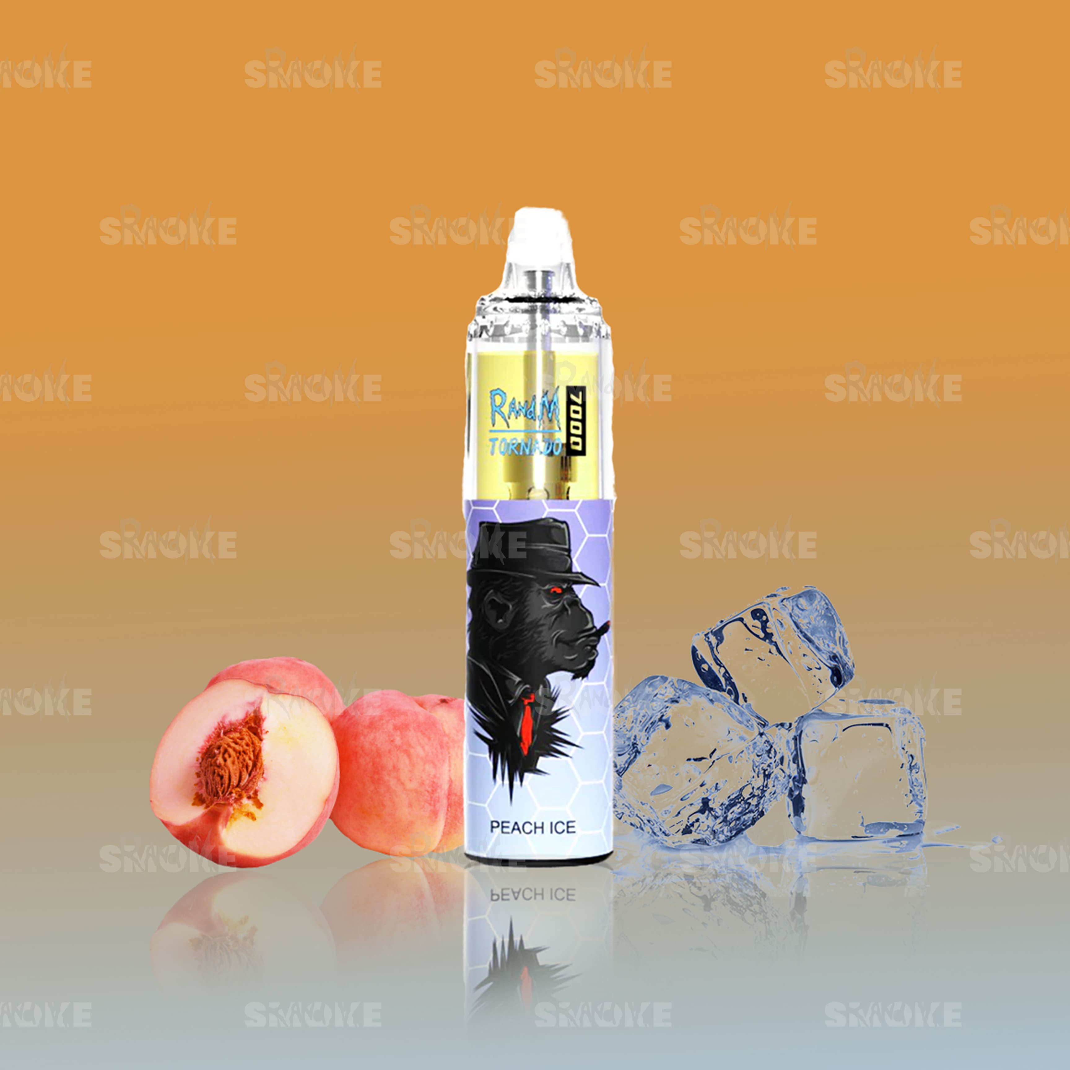 RandM Tornado Vape 7000 Peach Ice – Pfirsich mit Eis-Frische