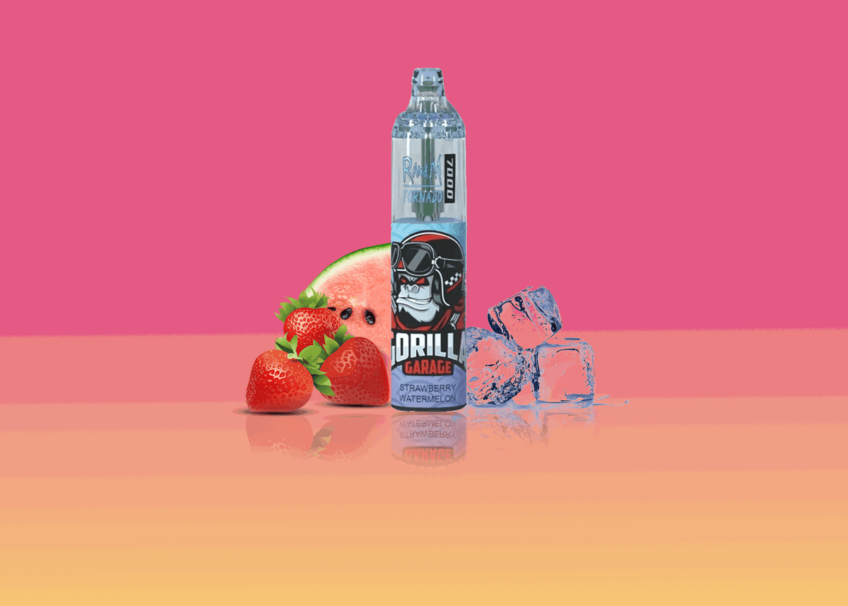 RandM Vape Tornado 7000 Strawberry Watermelon – Süße Erdbeere kombiniert mit saftiger Wassermelone