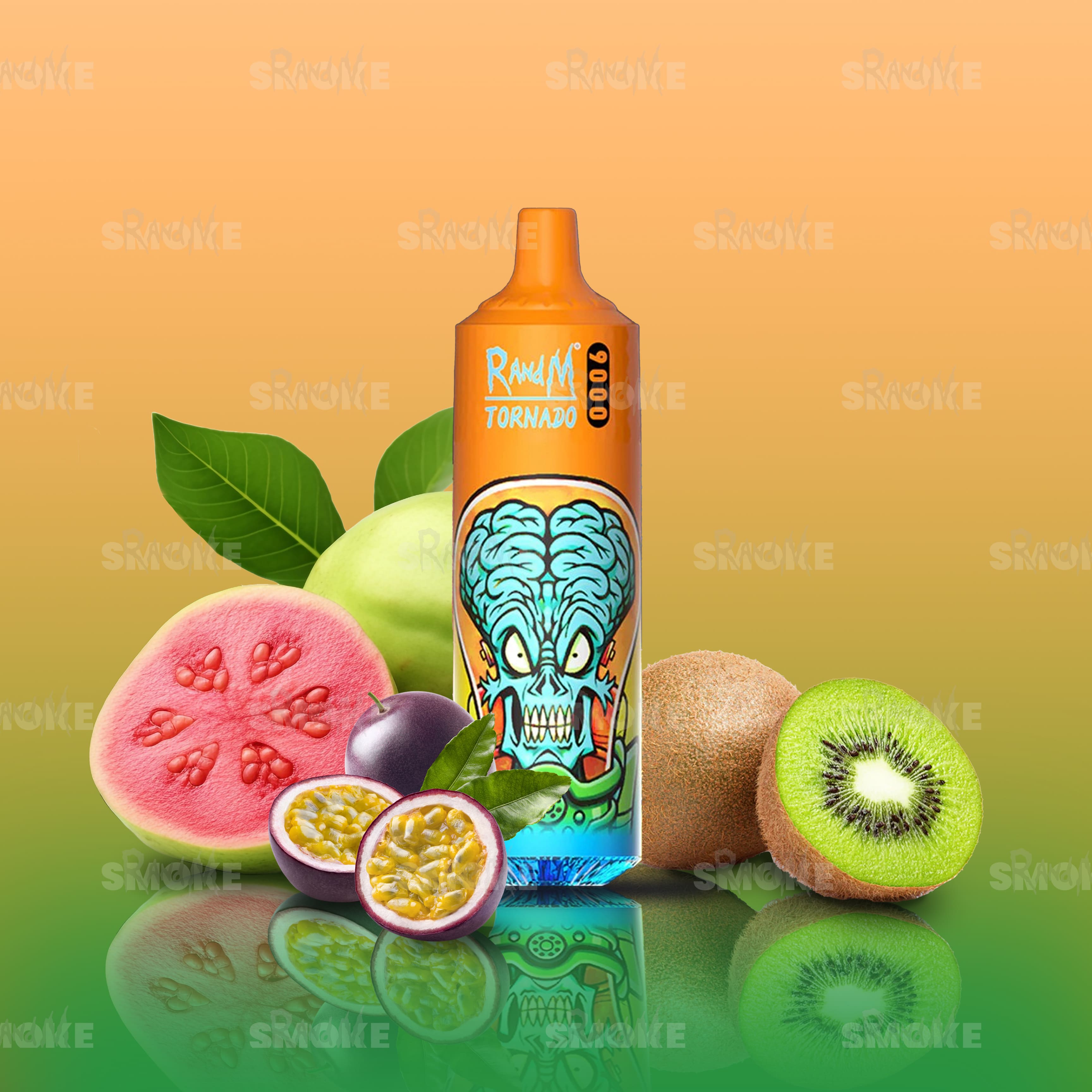 RandM Tornado 9000 – Kiwi Passion Fruit Guava